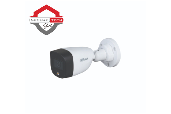 Caméra Bullet HDCVI Dahua 2MP Full-Color Starlight DH-HAC-HFW1209CP-LED - Prix Cameroun